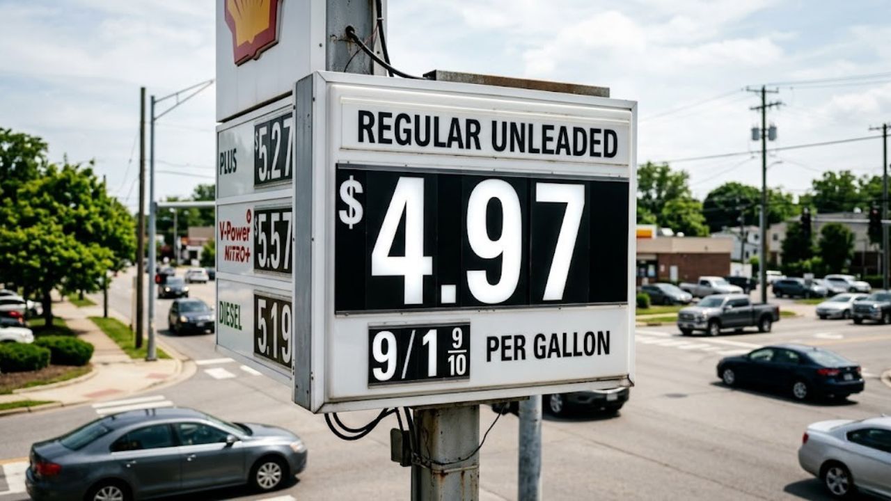 Gas hits $5 for Americans as Hormuz crisis cuts global oil by 10 ...