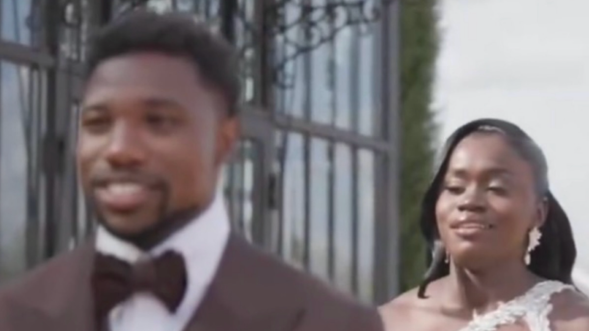 Noah Lyles accused of 'horrible' reaction to wife's wedding dress