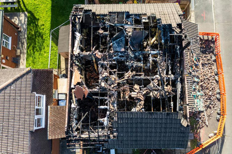 'Our home was destroyed by fire hours after moving in - we hadn't even ...