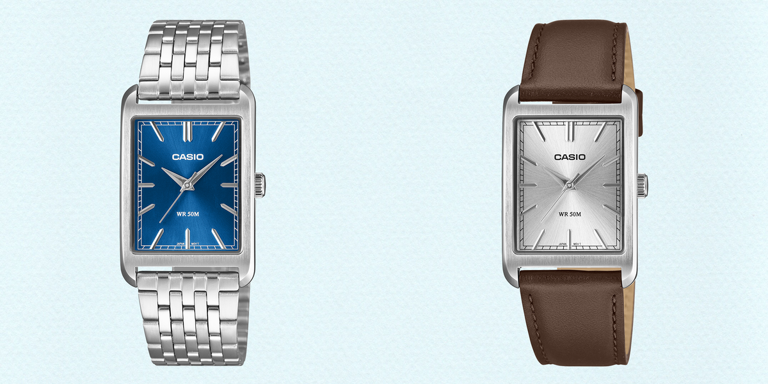 All about the 4 new £78 square Casio watches that look like a Cartier Tank