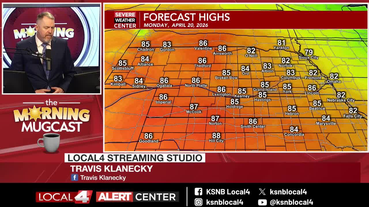 The week starts off warm and dry, but much cooler air and some ...