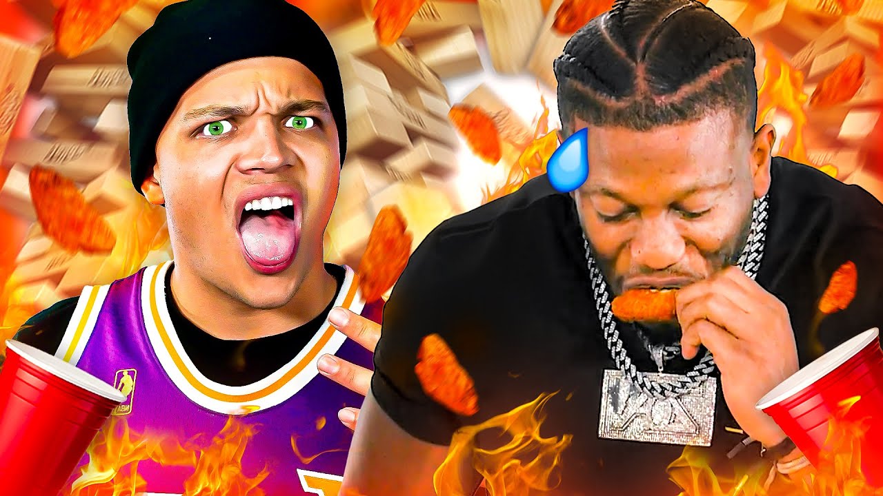 The ultimate hot wings challenge feat. Zias!