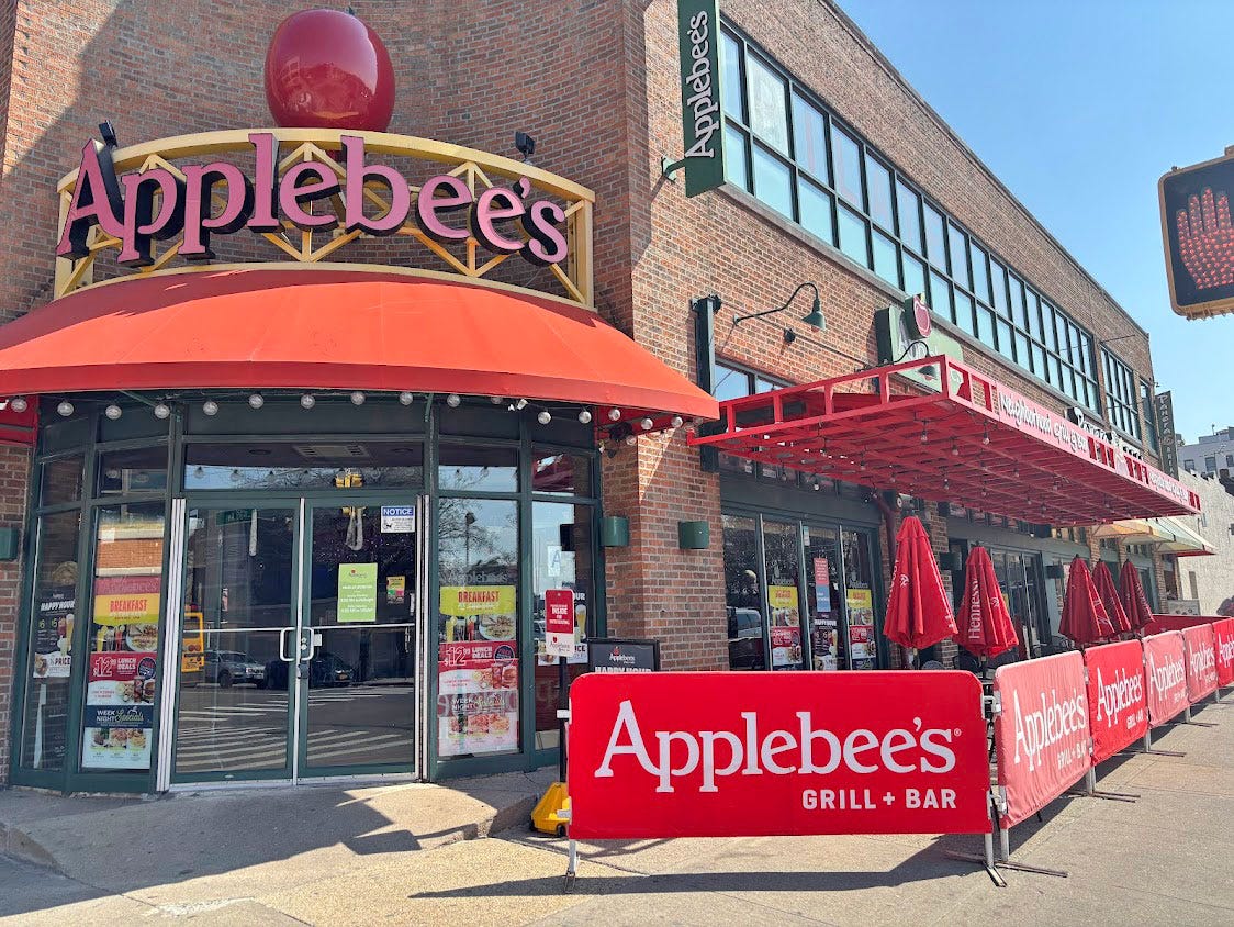 I visited Applebee's, Buffalo Wild Wings, and Chili's with a $30 budget ...