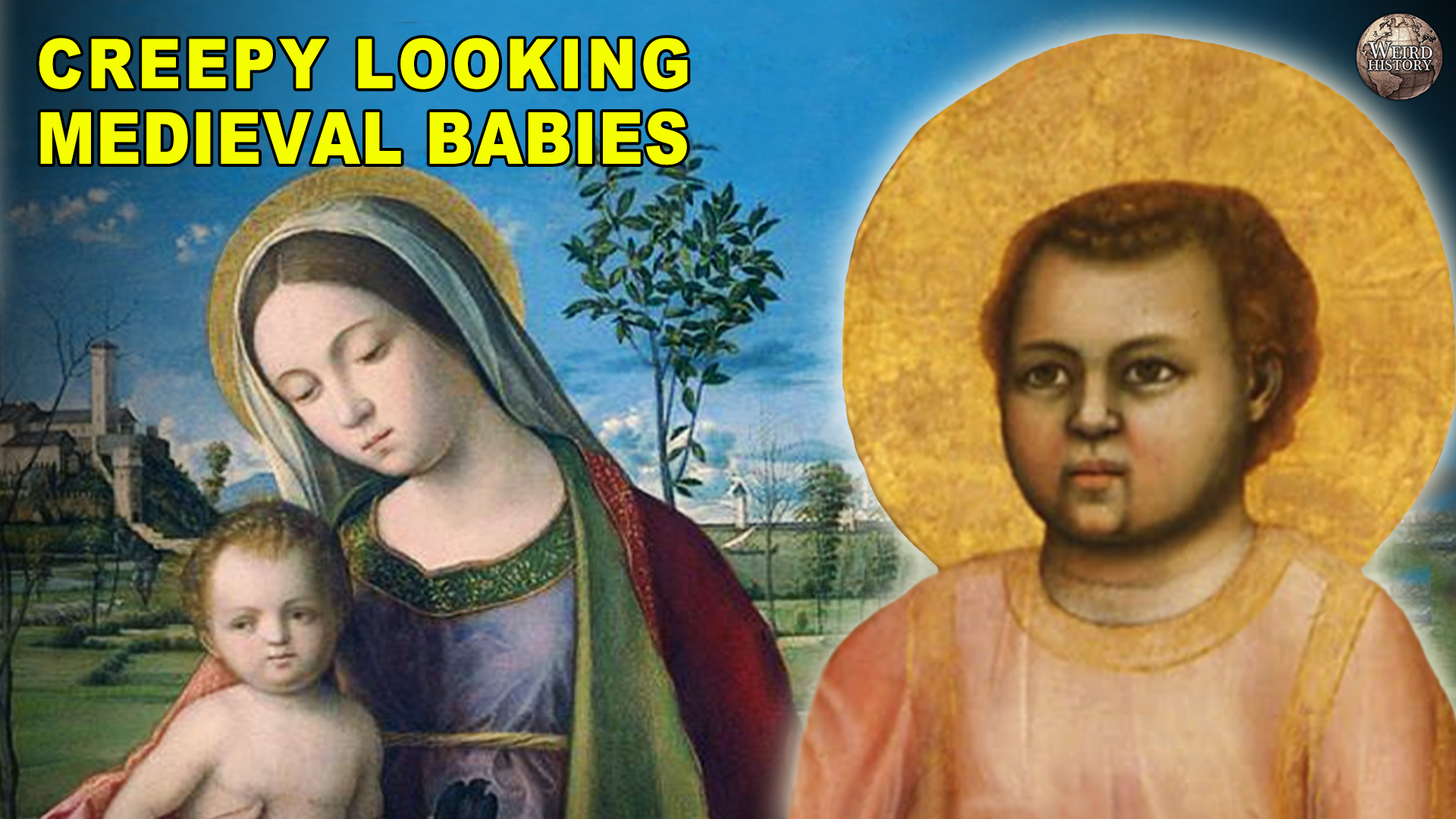 The appearance of babies in medieval art often resembles that of adults