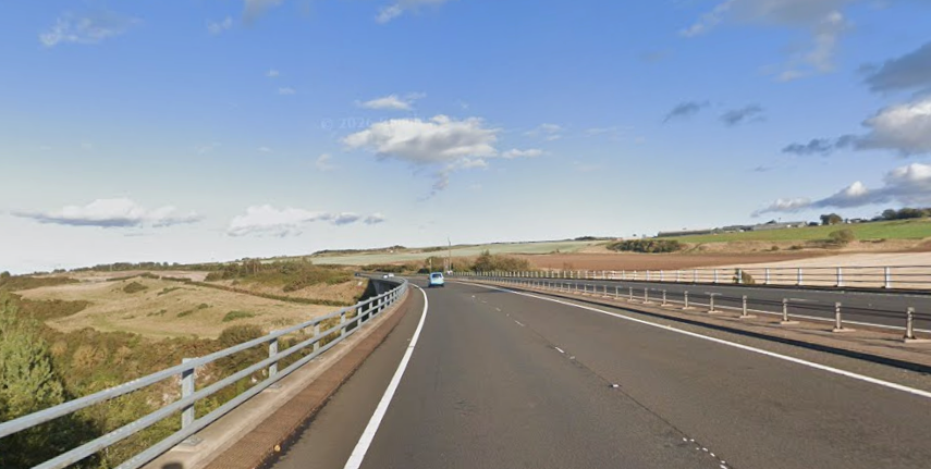 A1 in East Lothian reopens as man taken to hospital following police ...