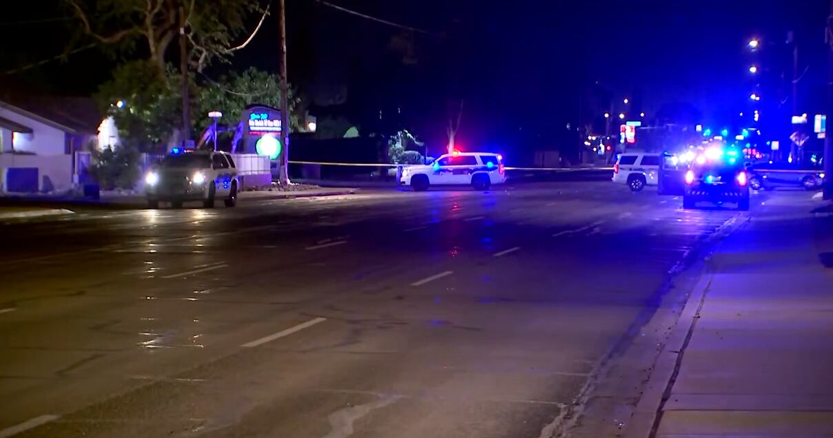 Road reopens after man hit by truck in north Phoenix
