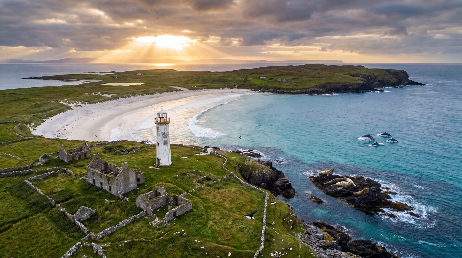 Abandoned Inishkea Islands with pristine beaches reveal natural wonders ...