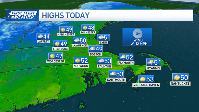 Chilly weather continues through the end of April