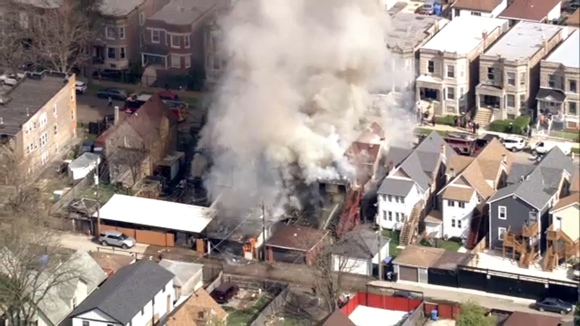 West Side fire damages at least 3 homes, families displaced: 'Just ...
