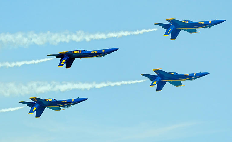 Blue Angels return to Georgia with high-flying air show