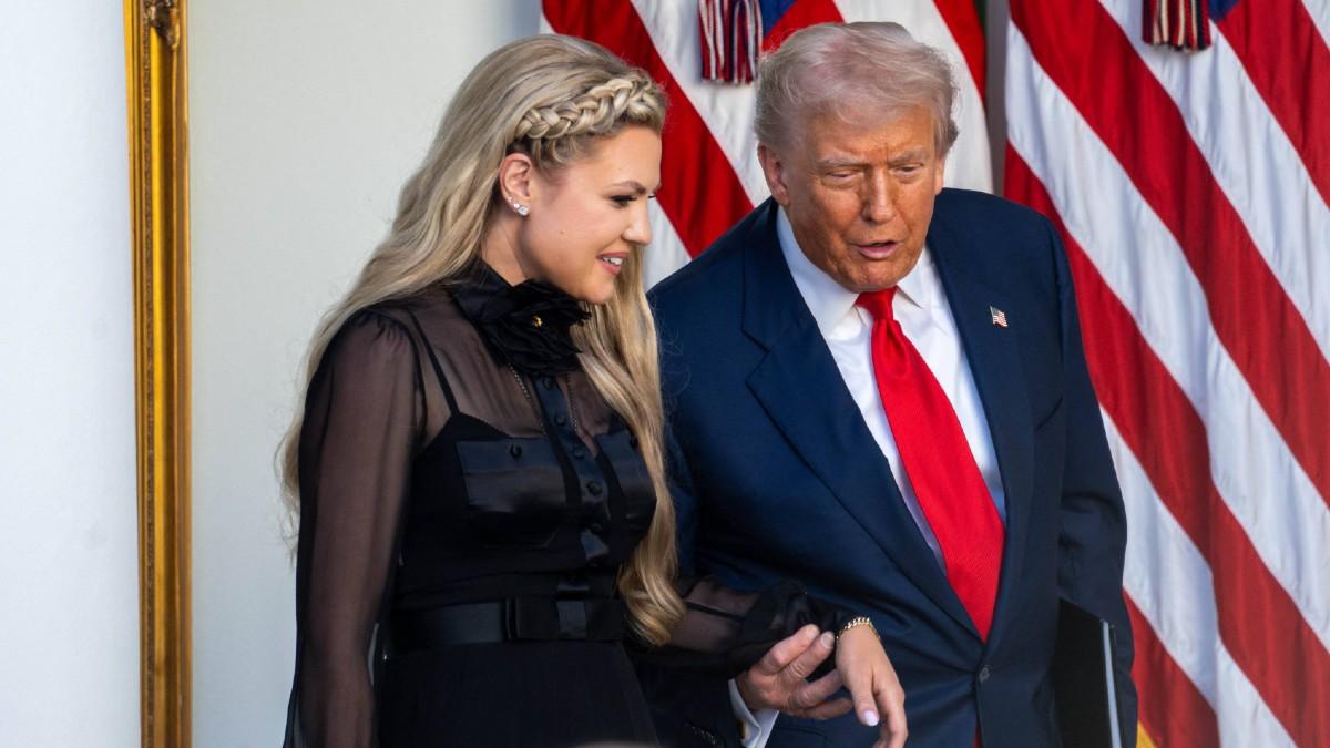 Donald Trump's onstage kiss with Erika Kirk sparks backlash: 'Creepy ...