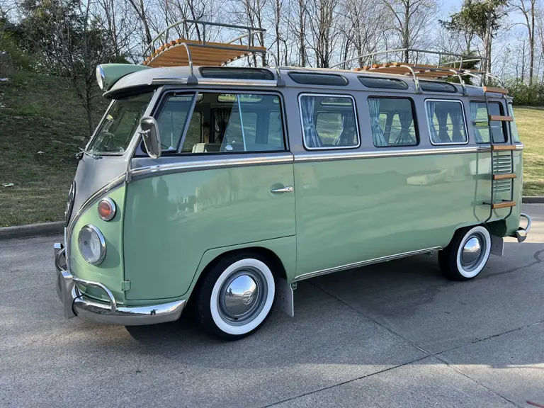 Restored 1965 Volkswagen Samba 23-window bus set for Kruse Auburn ...