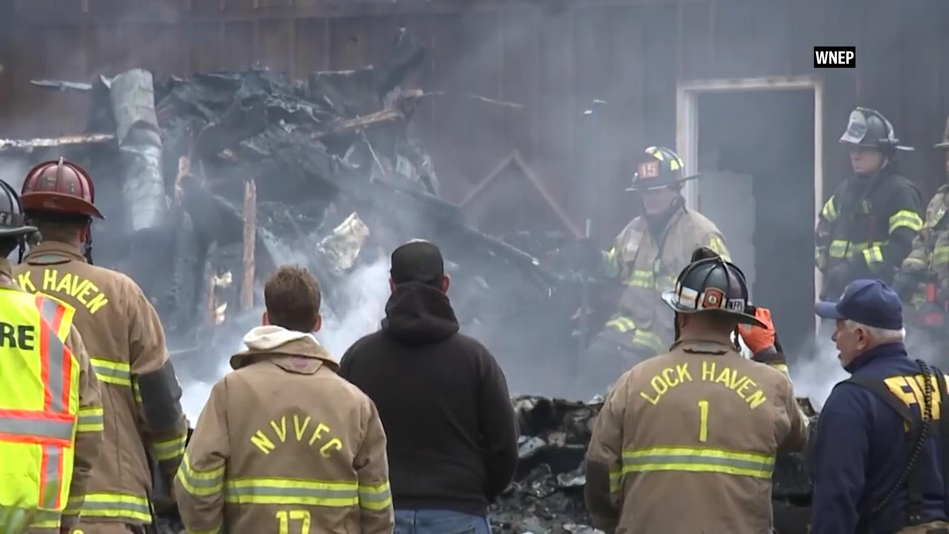 Explosion and fire kill mom and 6 kids at Pennsylvania home
