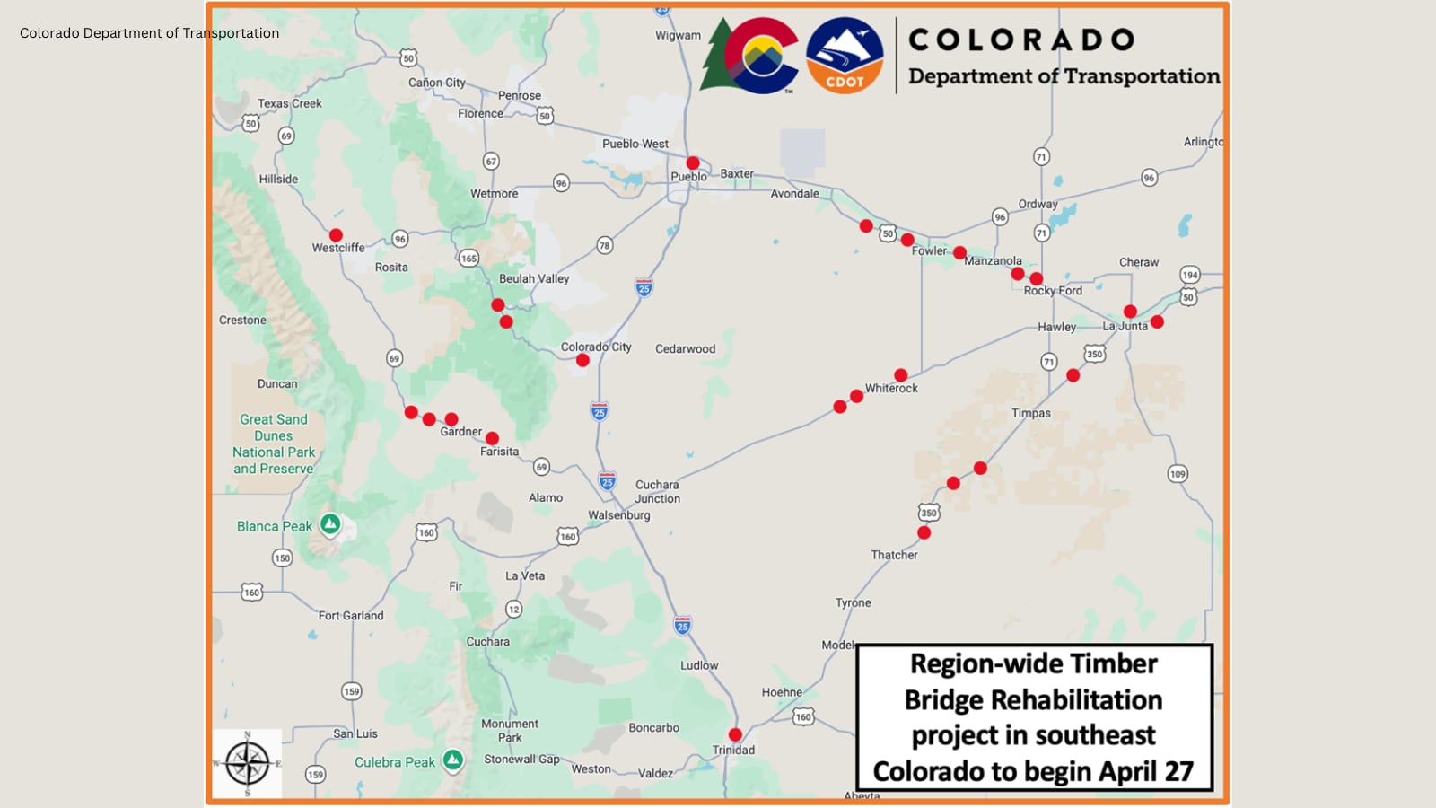 Construction to begin for bridges across southern Colorado for CDOT’s ...