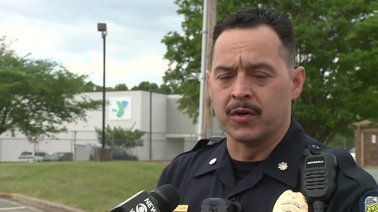 Police department news conference after park shooting