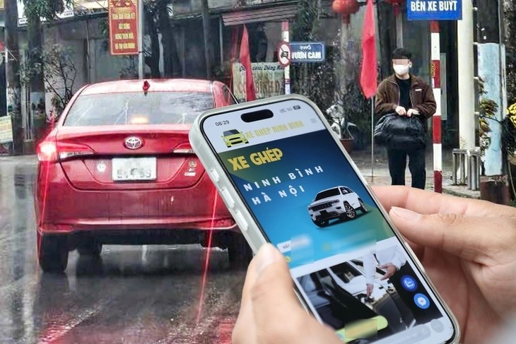 Nhiều hội nhóm xe ghép, xe tiện chuyến công khai quảng cáo, báo giá trên mạng xã hội