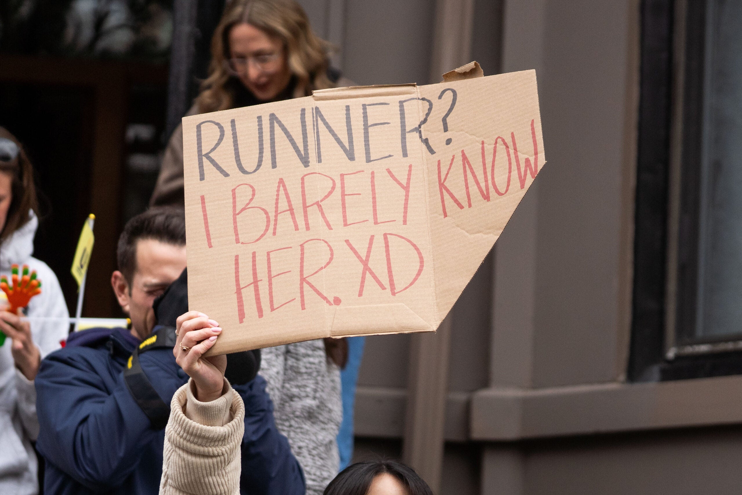 Photos: Here are the best signs from the 2026 Boston Marathon
