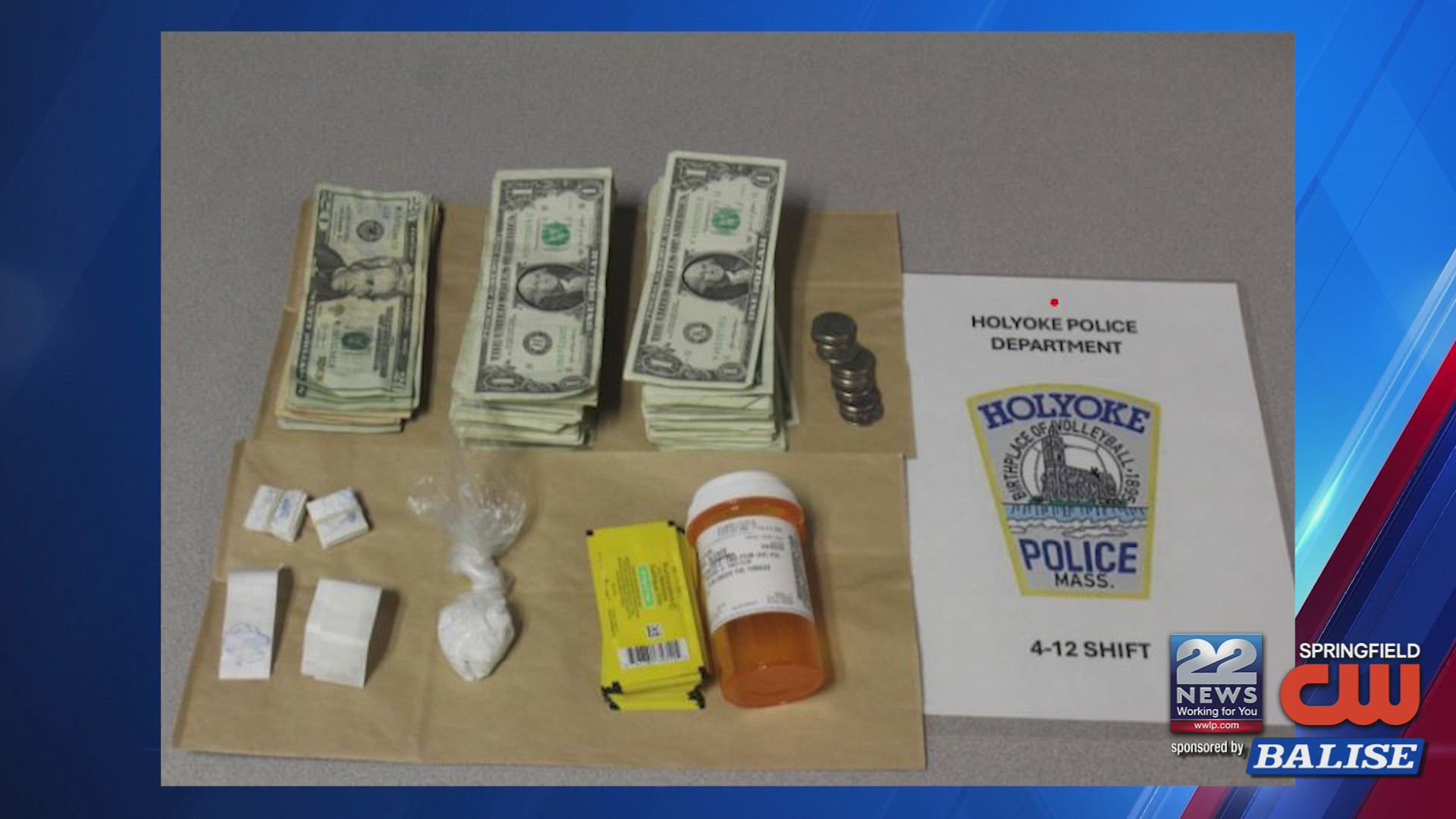 Drugs seized after Holyoke driver allegedly found asleep behind the wheel