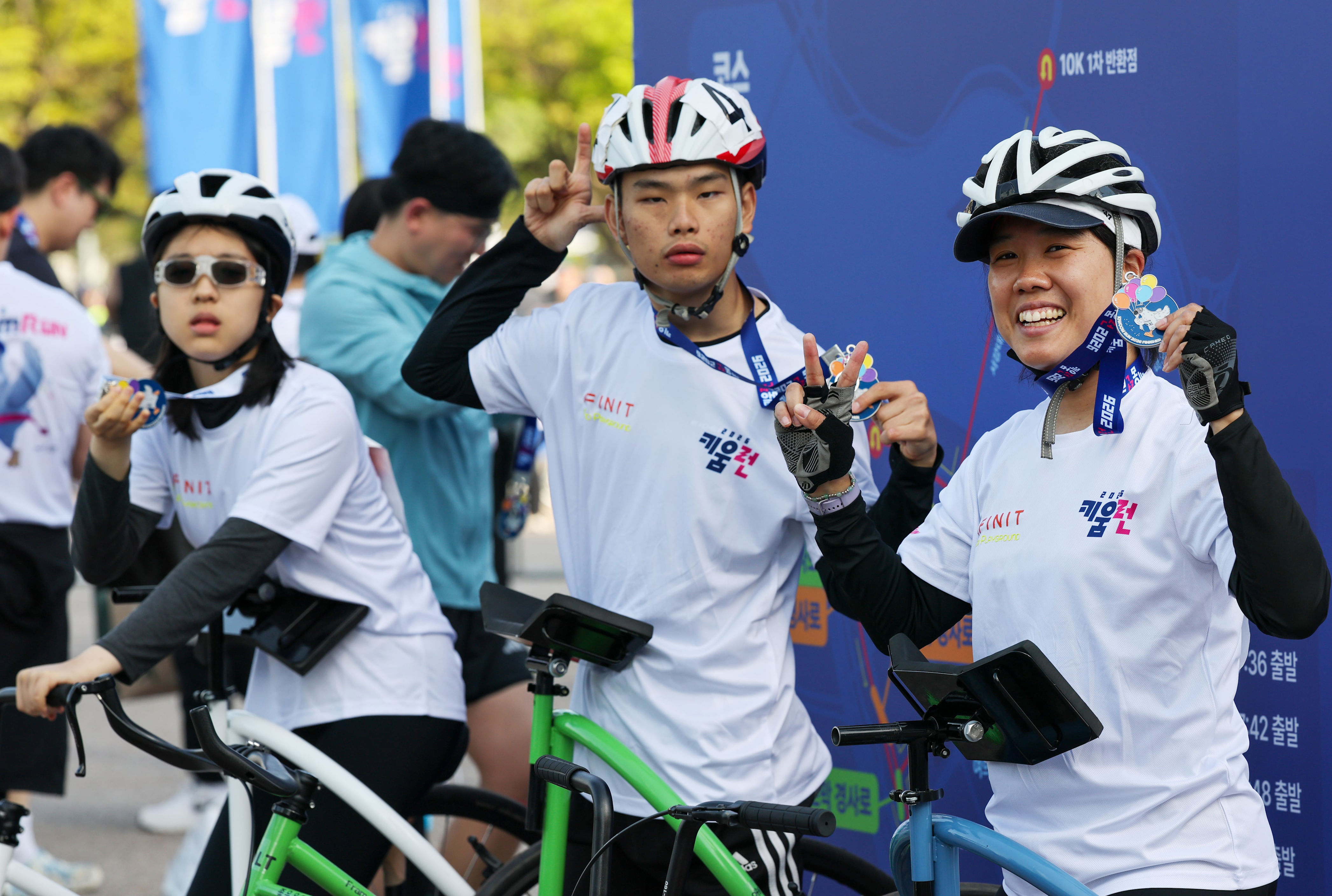 Disabled runners use frame runners, wheelchairs for inclusive society