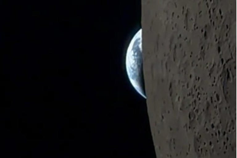 See video of Earthset that an Artemis II astronaut filmed on his iPhone ...