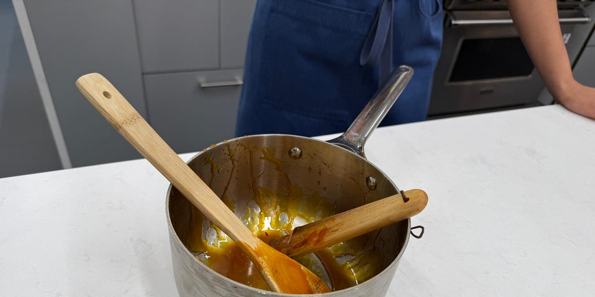 Stubborn, sticky pots? Skip the scrubbing & try this easy hack instead