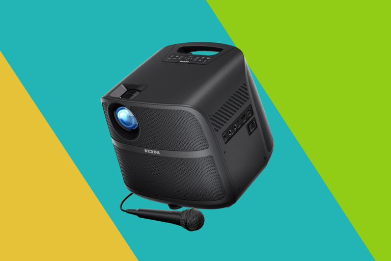 This $68 projector makes movie nights and karaoke way easier to pull off