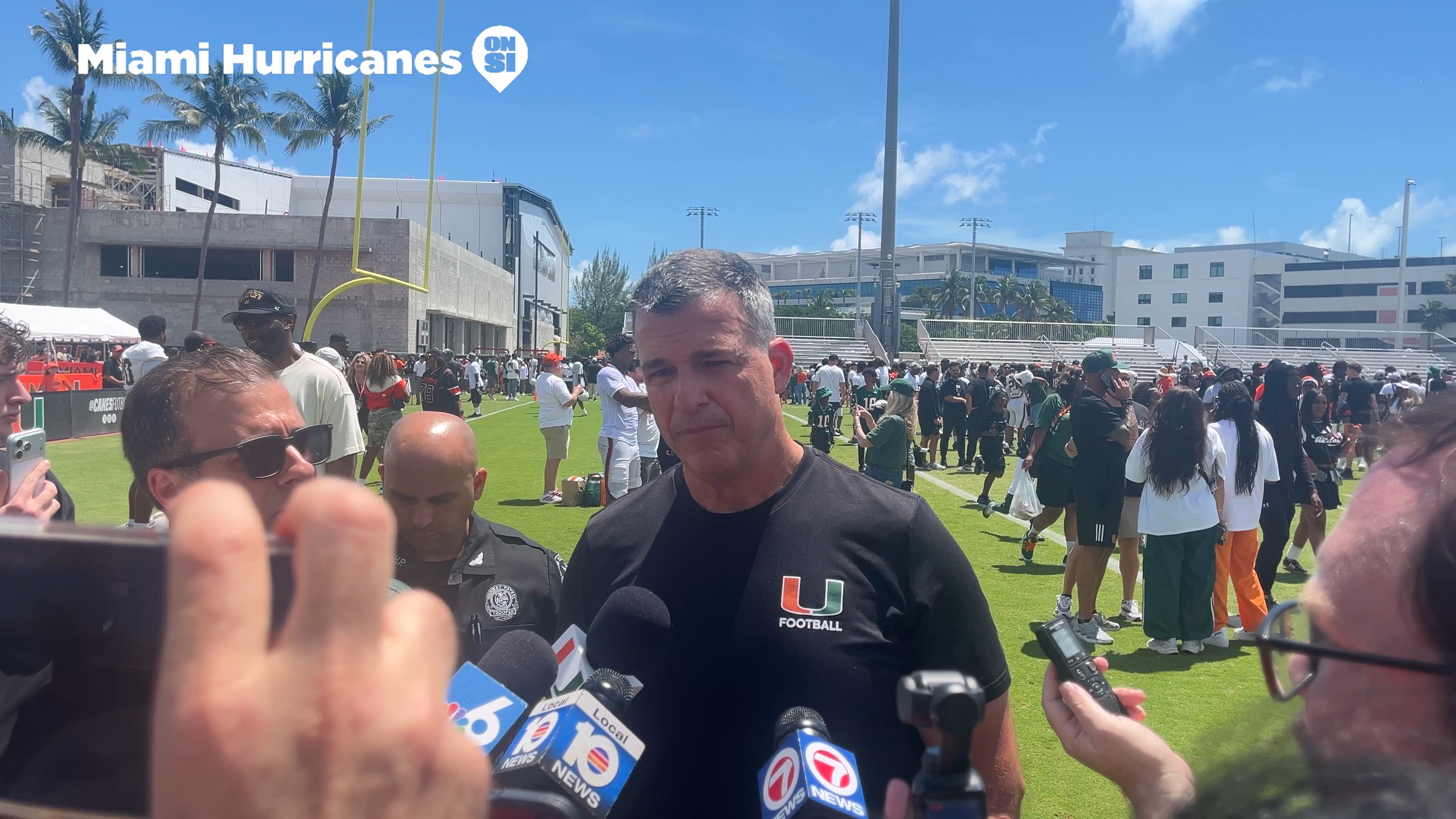 Mario Cristobal on Miami's spring game