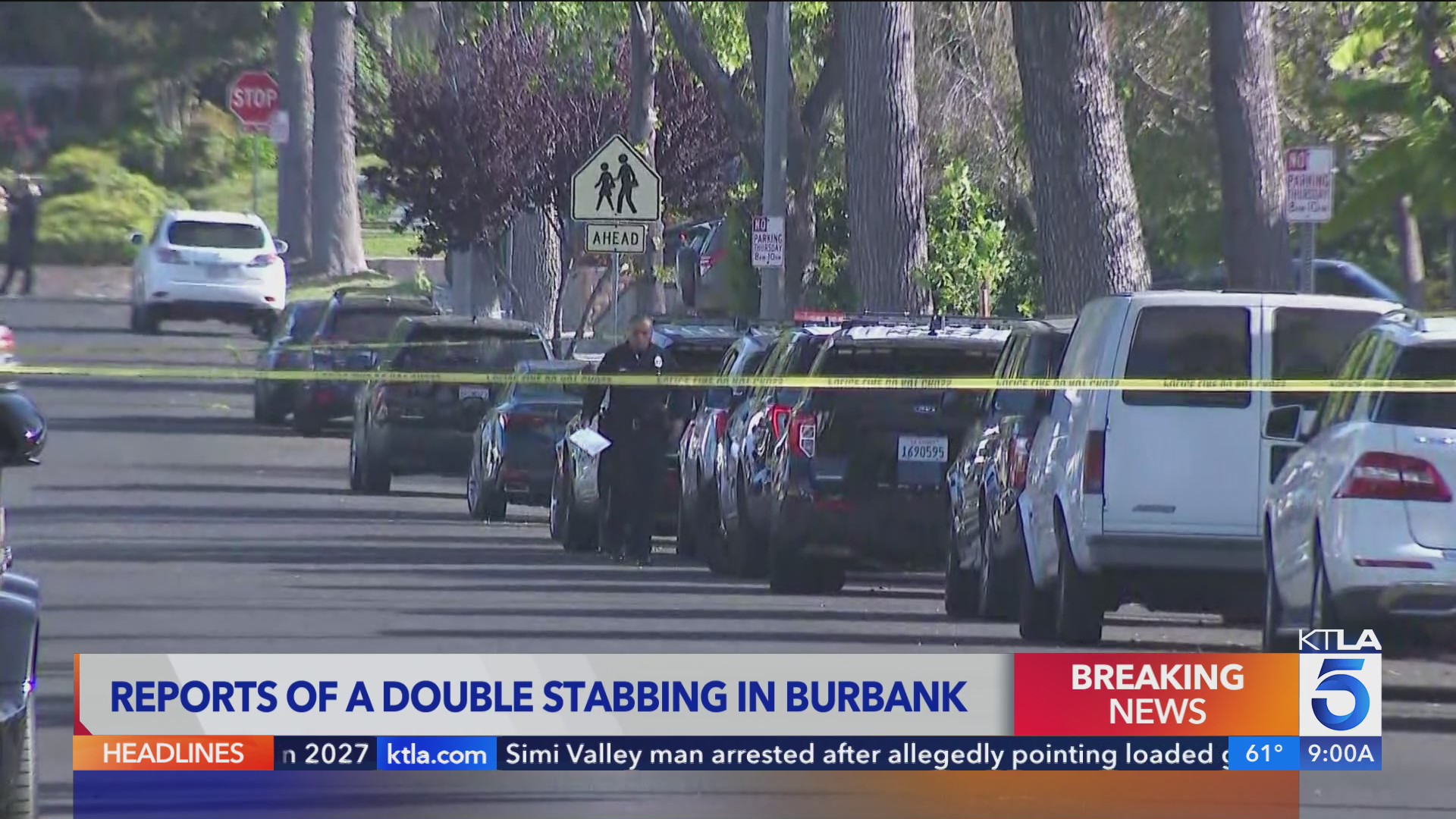 Early-morning stabbing in Burbank leaves 1 dead, 1 hospitalized