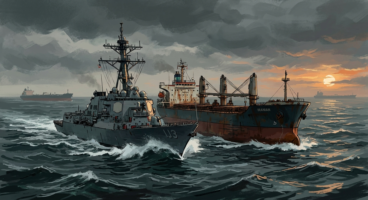 US seizes Iranian cargo ship as Tehran threatens retaliation and Hormuz ...