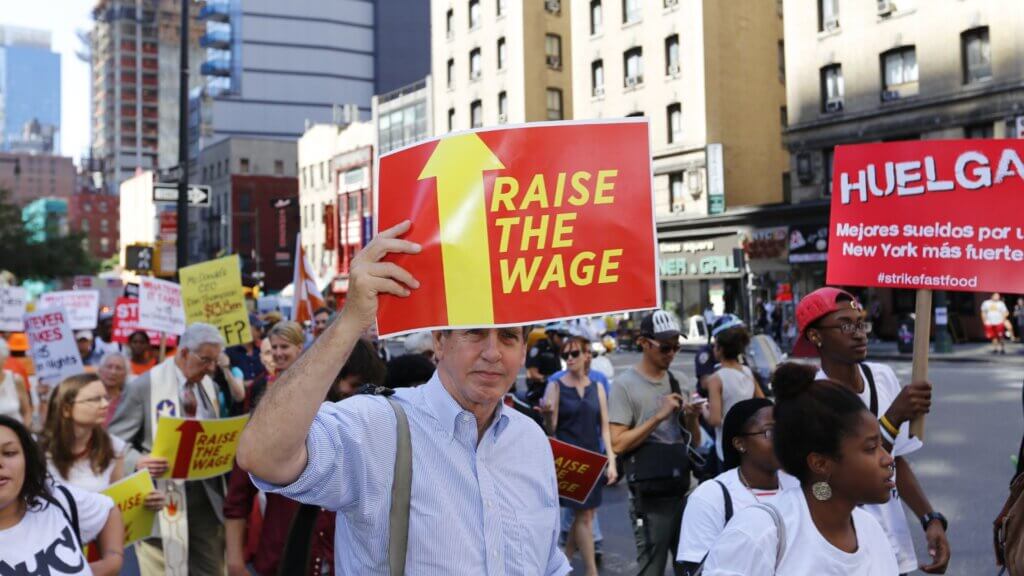 Workers in California and New York push for $30 minimum wage to keep up ...