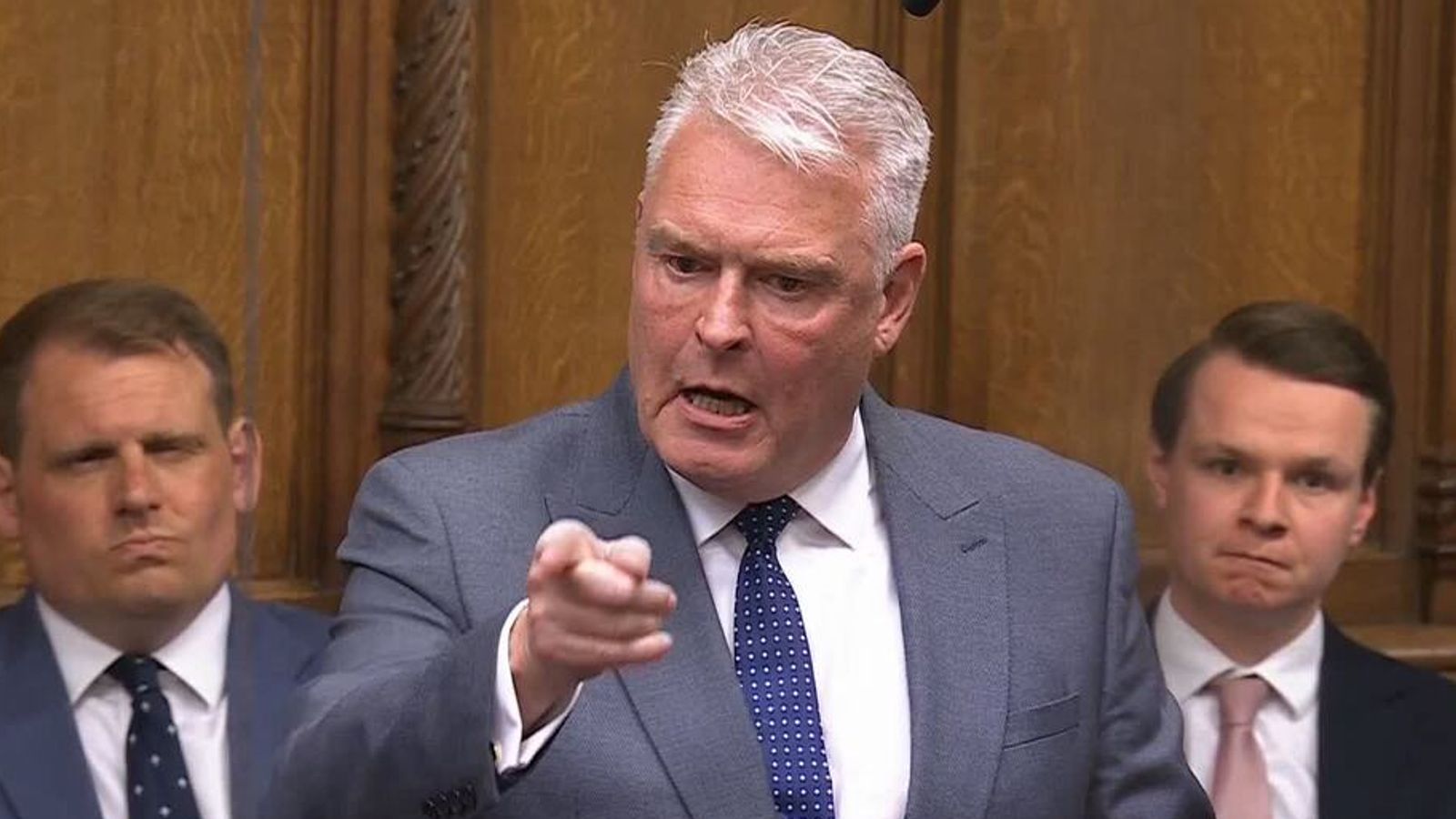 Lee Anderson removed from Commons after accusing PM of lying