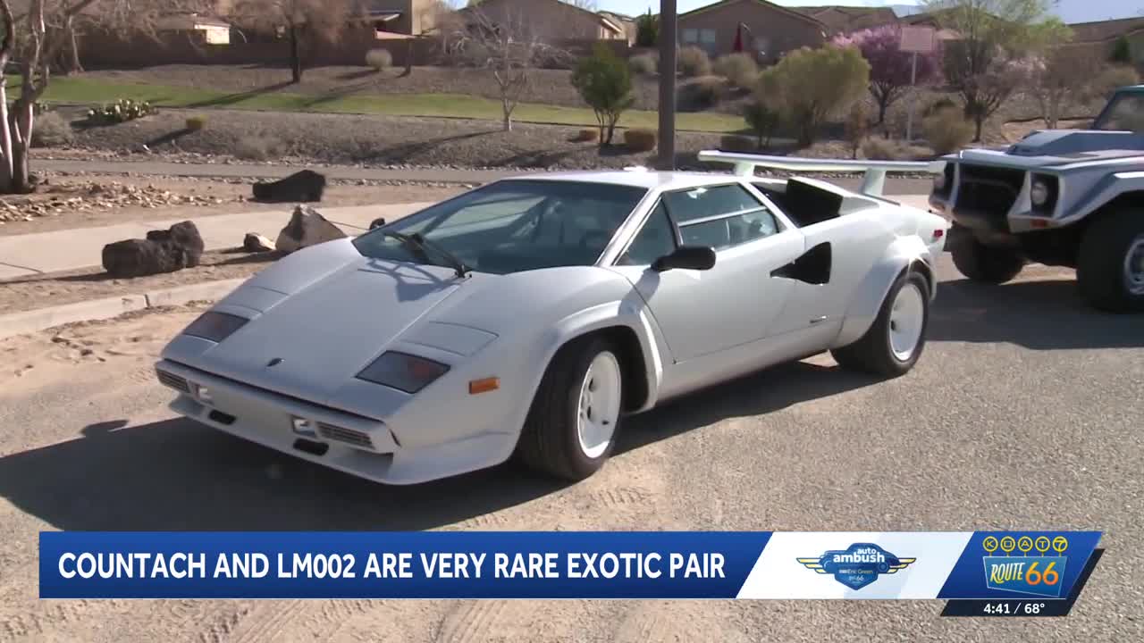 Rio Rancho man showcases two rare vintage Lamborghinis