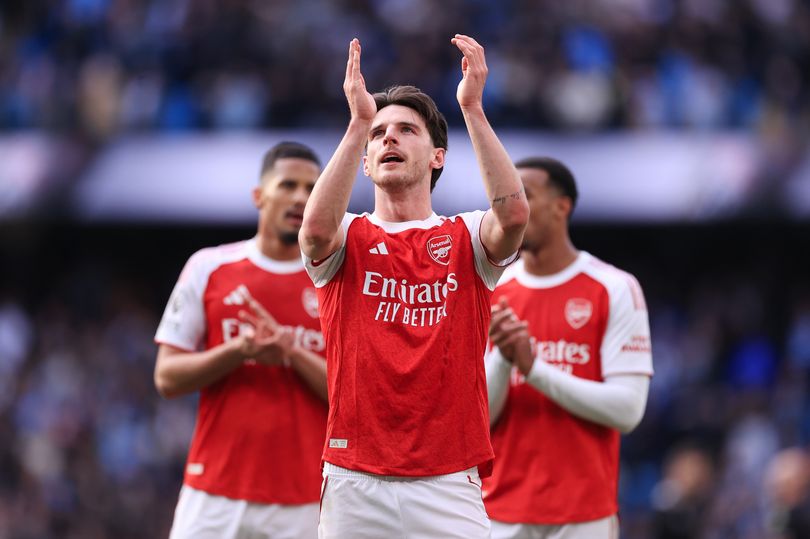 Declan Rice's rallying call to Arsenal teammates after Premier League ...