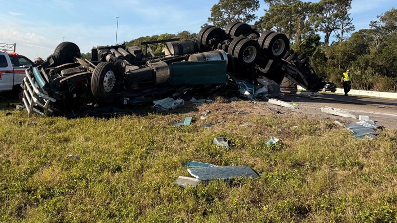Semi-truck driver killed in hit-and-run crash on I-75 in Manatee County ...