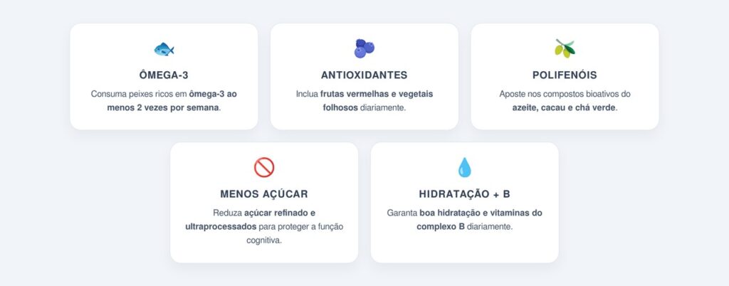 Cinco dicas: como se alimentar para manter o cérebro saudável e ...