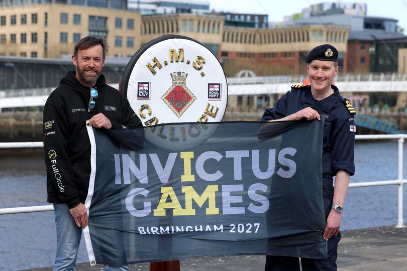 Invictus Games flag unveiled on Tyneside as veterans sail around the ...