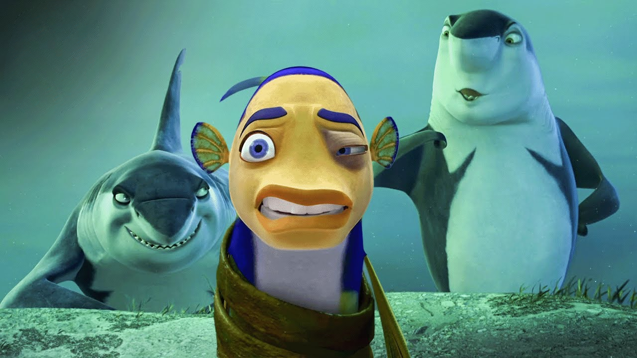 Oscar becomes a 'shark slayer' (full scene) | Shark Tale