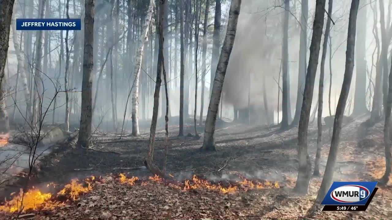 Drought conditions in New Hampshire could increase spring wildfire risk
