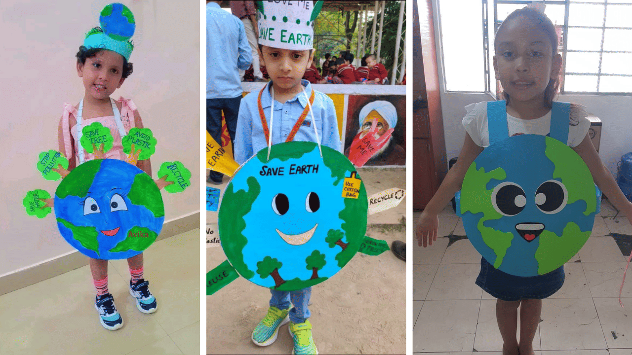World Earth Day 2026: Simple DIY fancy dress ideas for kids in school