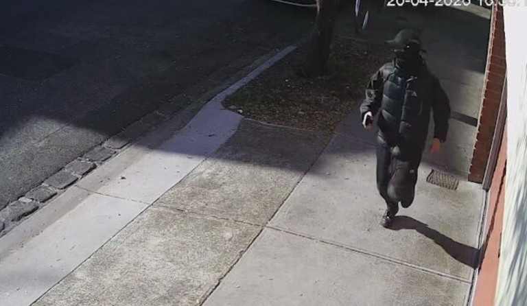 It is understood a group of hooded thugs chased two young people down the street.