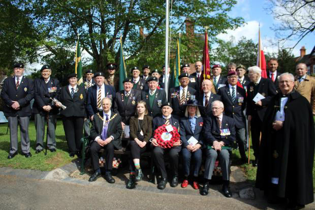 Worcestershire Regimental Malaya Memorial Bench is rededicated