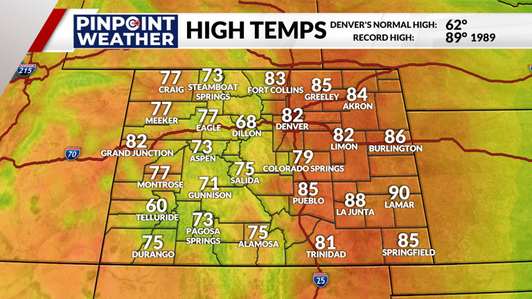 Denver weather: Warming trend underway