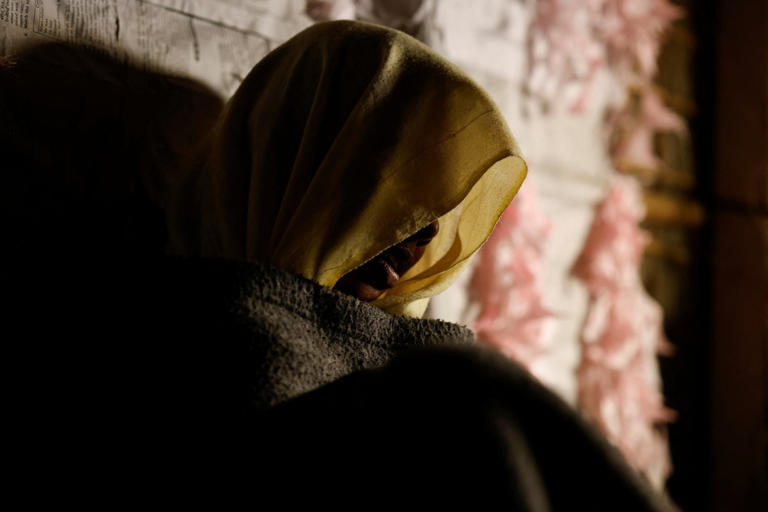 Rahila Begum at a refugee camp in Cox's Bazar, Bangladesh. Photo: Reuters