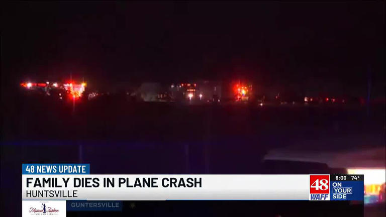 Huntsville family of 4 killed in South Carolina plane crash