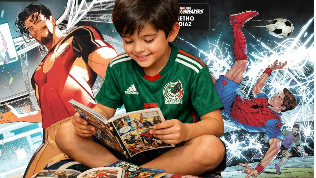 ¡Increíble! Marvel presenta a sus héroes como figuras del Mundial 2026 ...