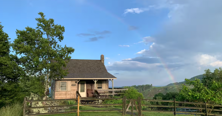 The rustic Virginia cabin with views that keep guests coming back