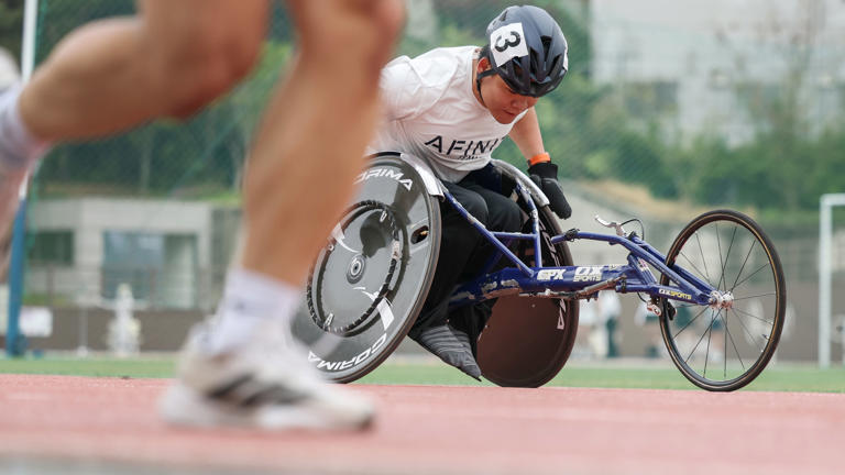 Disabled runners use frame runners, wheelchairs for inclusive society
