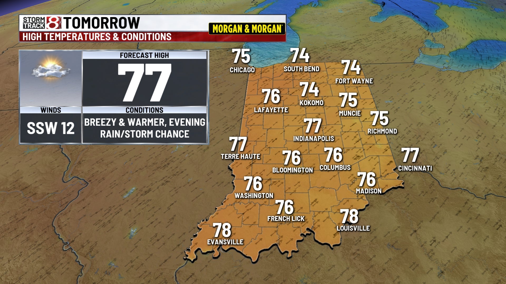 Warmer days ahead, several rain & storm chance coming too
