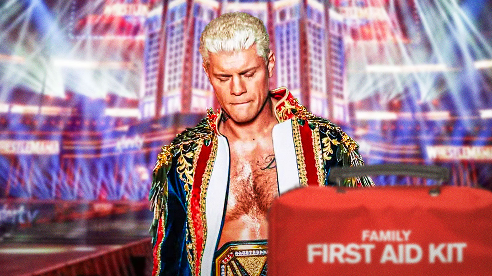 WWE champion Cody Rhodes’ bloody WrestleMania injury may be worse than ...