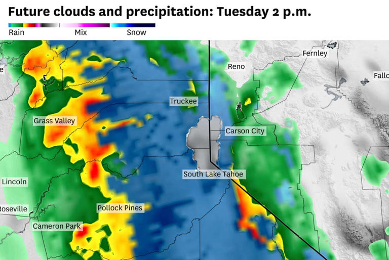Winter storm warning for Sierra as another multi-foot dump expected